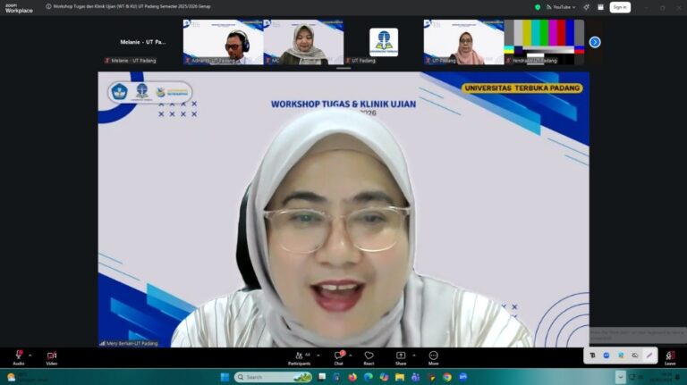 UT Padang Gelar Workshop Tugas dan Klinik Ujian Daring Semester 2025/2026 Ganjil